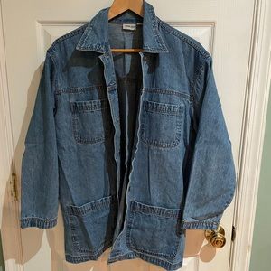 Cabin Creek Denim Oversized Jacket Vintage Large